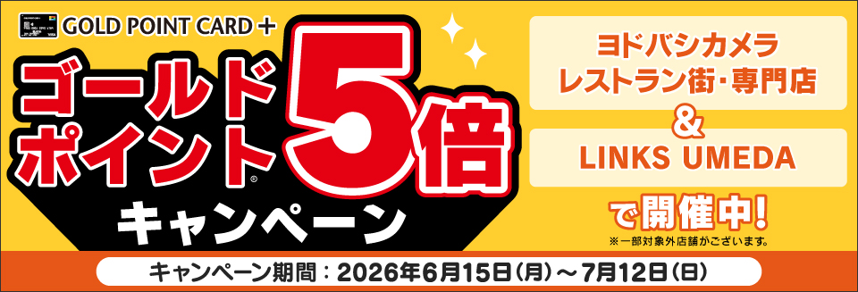 ヨドバシ建物5倍キャンペーン